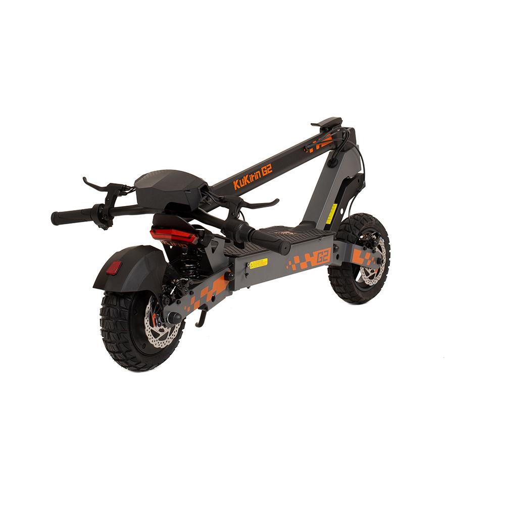 KuKirin Электросамокат G2 800W, аккумулятор 48В 15Ач, запас хода 55 км, 10-дюймовые бескамерные шины, двойные дисковые тормоза - городской электросамокат