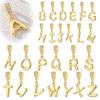 Charms Copper Golden Pendant Letter Name Charms Beads Fit Original Bracelet For Women Jewelry Gift Diy