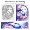 Frame Painting By Numbers For Adults Beginner Kits Birds And Flowers Picture With Numbers For Home Artwork 40x50cm