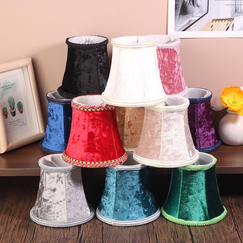 1 шт. ретро абажур ткань однотонная люстра ткань абажур настенный светильник свеча люстра крышка корпус аксессуары