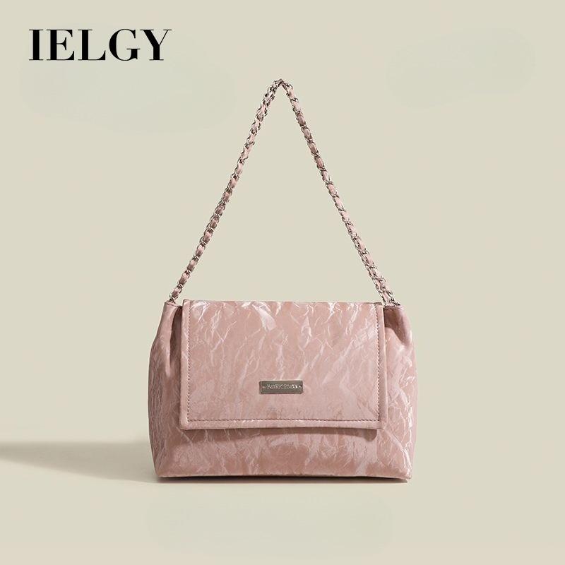 IELGY Niche Commuter Bag, Large-capacity Fashion Chain Tote Bag, Versatile Portable Shoulder Bag.