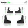 4PCS Car Mud Flaps Splash Guards Mudguards Car Mud Flaps Compatible with Mitsubishi Eclipse  Cross 2018 -on