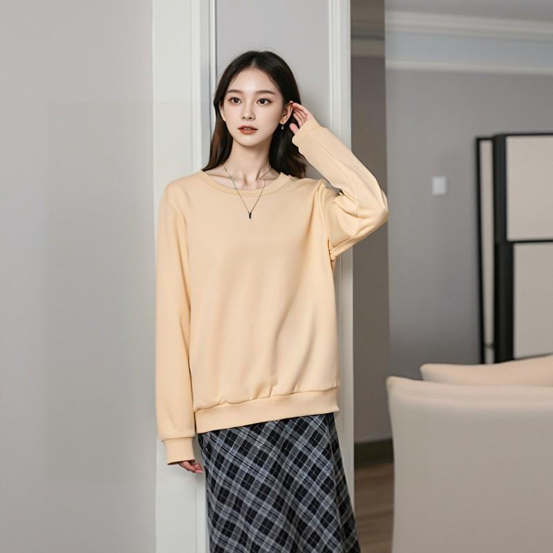 Plus Size Womens Long Sleeve Loose Hoodie Sweater Winter 9 Colors 120-350lbs