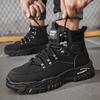 High-top men's shoes autumn new non-slip and wear-resistant tooling shoes casual Martin boots men's outdoor sports hiking short boots