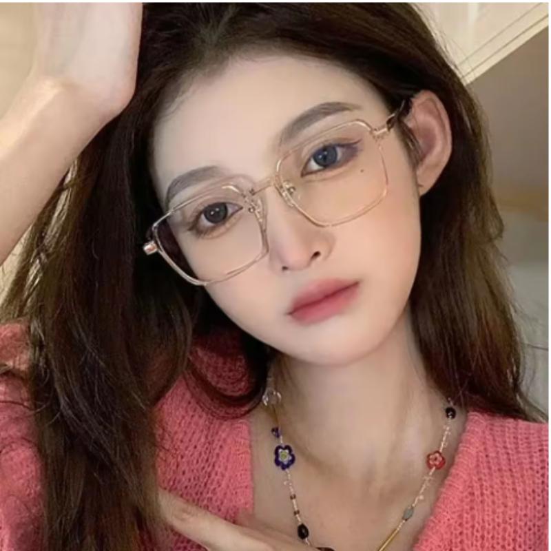 2Pcs Fashion Ladies Myopia Glasses Computer Eyewear Luxury Men Women Unisex Anti-Blue Light Eyeglasses