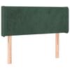VidaXL LED Headboard Bedroom Furniture Single Bed Accessory Headboard Bed Frame Interior Dark Green 3123001