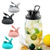 Plastic Good Seal Kitchen Tool Seal Bottle Cover with Pou R Hole Spout Lid 86mm 70mm Mason Jar Lid