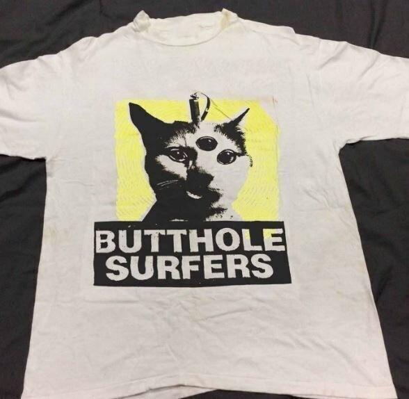 Rare 1990 Butthole Surfers Short Sleeve White Size S -4XL Shirt SU224 Unisex T-Shirt