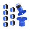 8 Pieces Faucet Aerator Flow Restrictor for Bathroom Washroom Movable Rotatable Thick and Durable