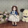 Attractive Eyes Princess Dress Up BJD Dolls Long Hair Princess Makeup Ball Joint Doll  Girl Gift