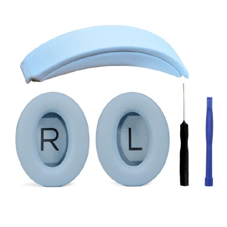 Сменные амбушюры и оголовье для беспроводных наушников QC45 QC35 Легко установить Качественная амбушюра из пены с эффектом памяти