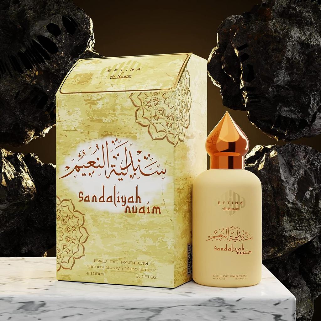 EFTINA от Al-Nuaim Sandaliyah Nuaim Eau De Parfum | Духи стойкого действия | Роскошная парфюмерия для мужчин и женщин | 100 мл