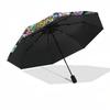 1pc Mandala, Symmetry, Colorful Umbrella with Plastic Handle,Compact & Stylish,Suitable for All Seasons YS331054