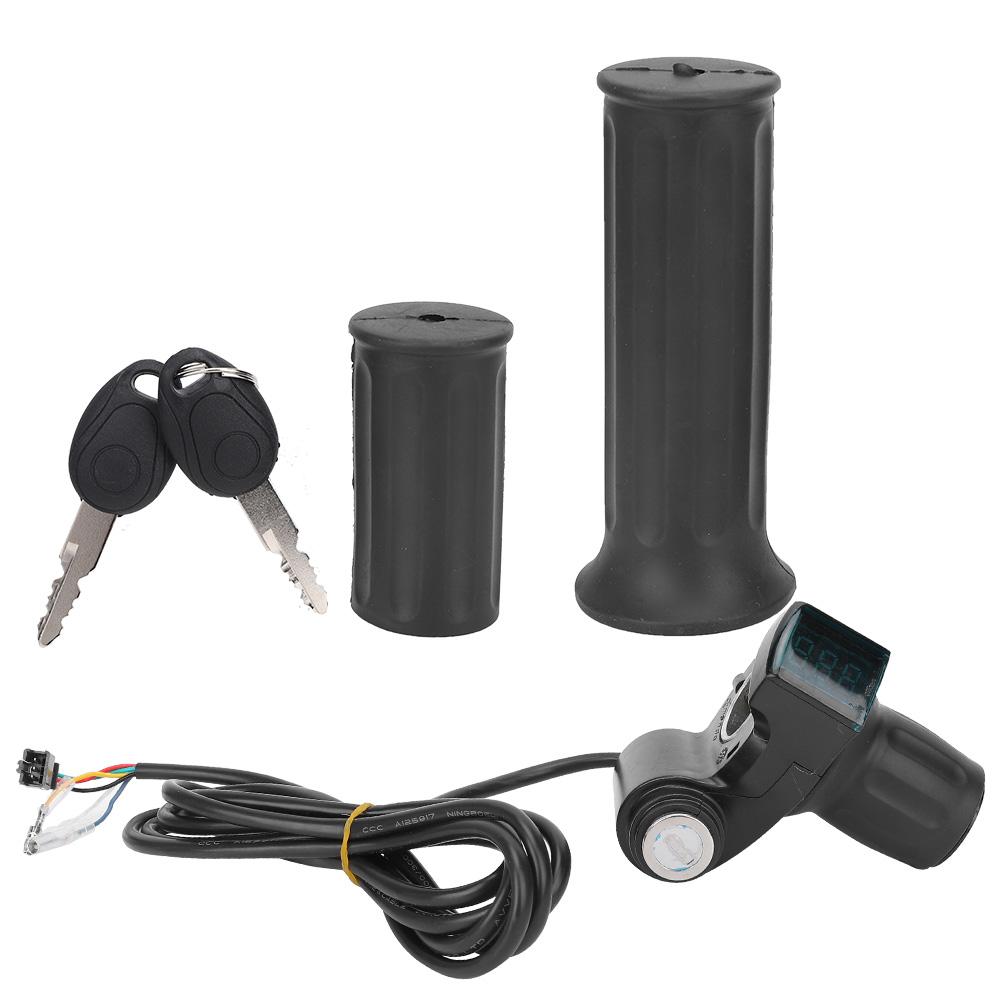 1 пара E Bike Thumb Throttle LCD Display Digital Battery Voltage Power Switch для электромобиля