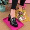 Waterproof Platform High Heels Pointed Women's Shoes Spring Thick-soled Thick-heeled Fashion Shoes Deep-mouthed Women's Leather Shoes
