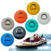 Stainless Steel D-Ring Pad/Patch for PVC Inflatable Boat Raft Dinghy Kayak No Glue Included Boat Accessories