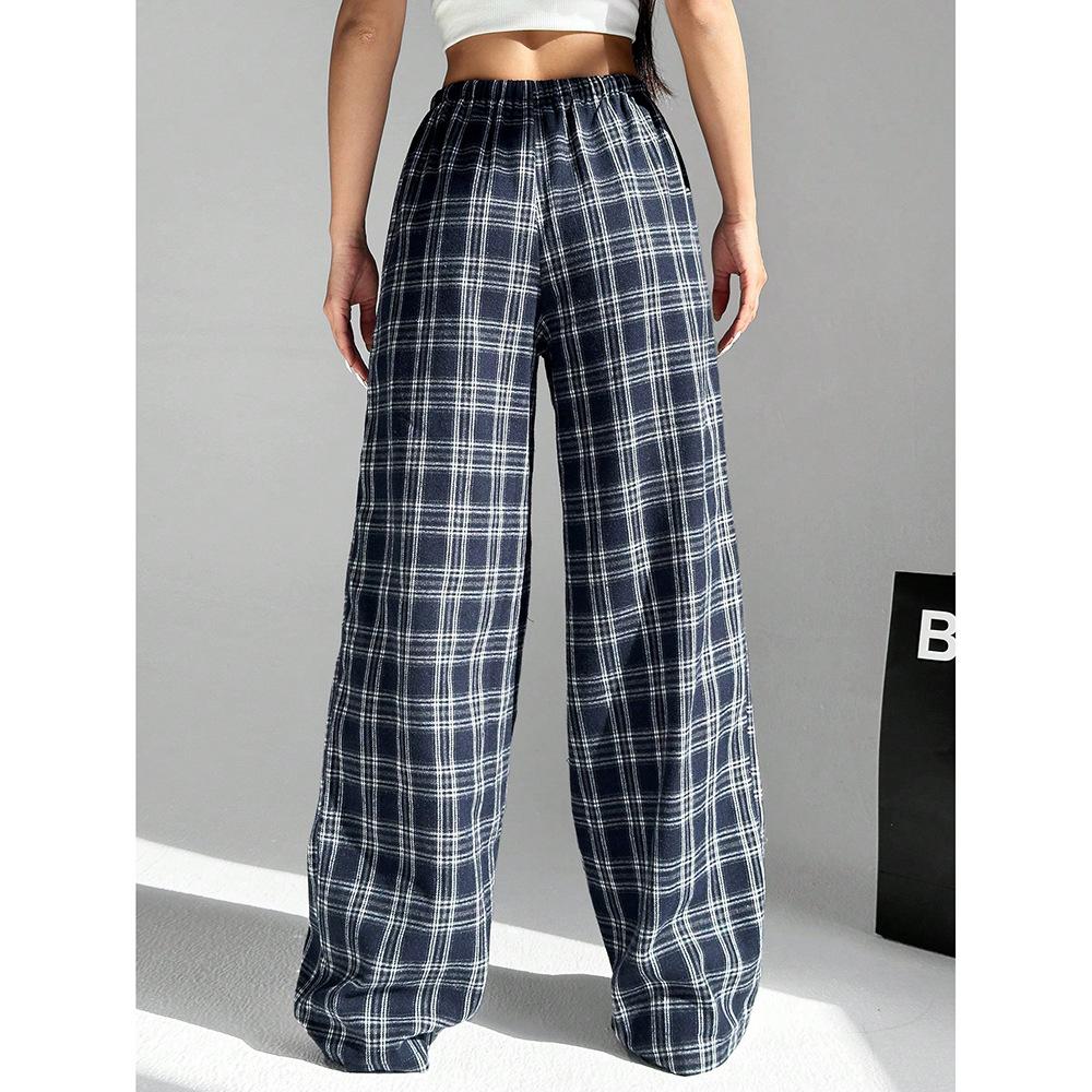 Повседневные брюки с леопардовым принтом, новые весенне-осенние прямые брюки с высокой посадкой, свободные широкие брюки
