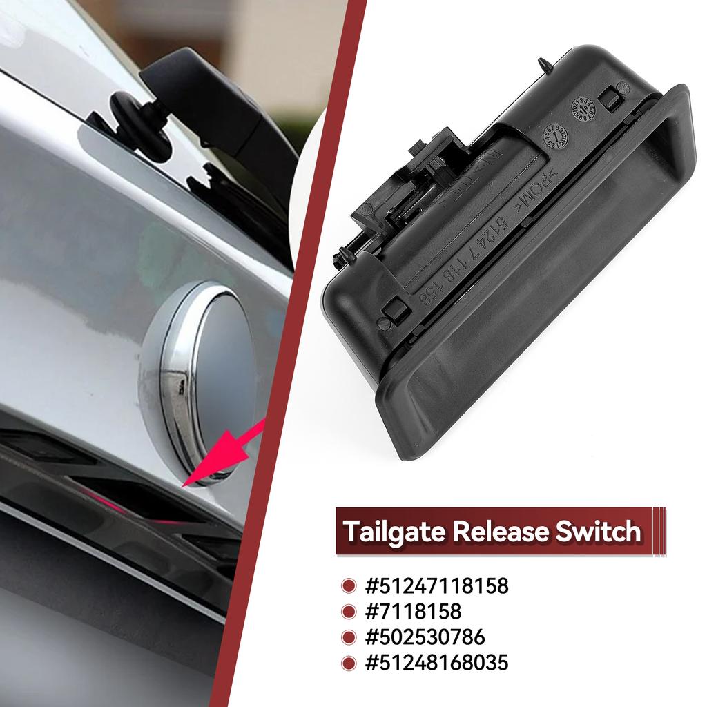 Выключатель задней двери, ручка багажника для BMW E60 E61 E90 E91 E92 E93 E70 E88 E71 E72 E84 1 3 5 серии X1 X3 X5 X6 7118158 51247118158