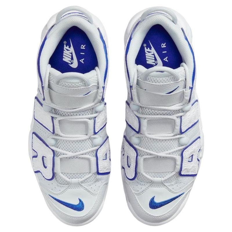 Nike Air More Uptempo Тисненый Белый Королевский Синий Винтажный Баскетбольный FD0669-100