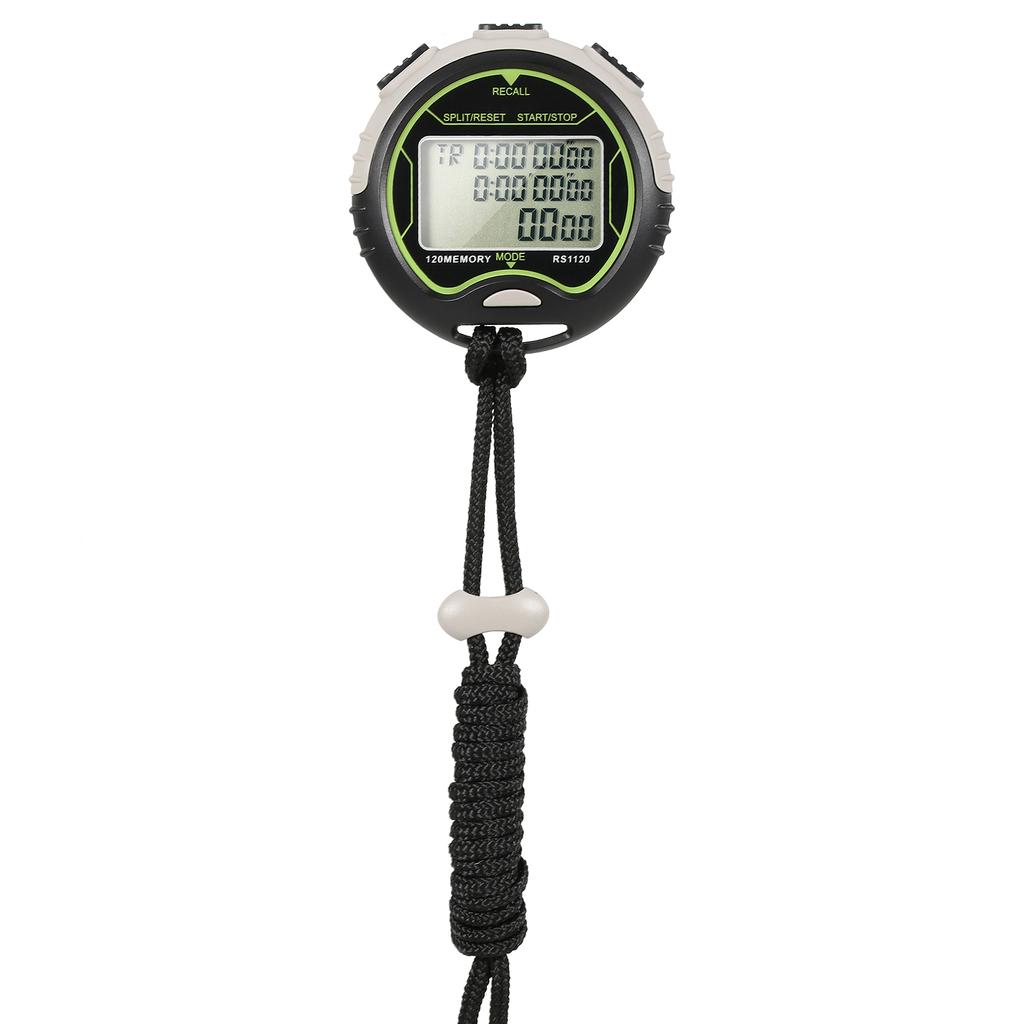 Профессиональный цифровой секундомер, таймер, водонепроницаемый цифровой портативный ЖК-таймер, хронограф, спорт