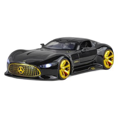 1/32 Модель игрушечной машины Mercedes-Benz AMG Vision GT Литой сплав Миниатюра Звук и свет Инерционный 1:32 Коллекция Подарок для Мальчика Малыша