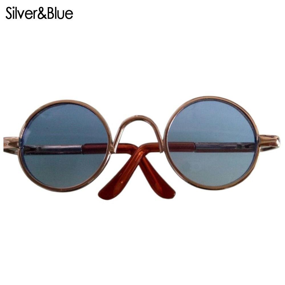 Plush Doll for 1/31/4 BJD Glasses Clothes For 10/15cm Dolls Plush Doll Eyeglasses Cute Heart Frame