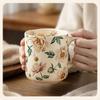Cup 500ml Ceramic Coffee Mug Drinking Tea with Ergonomic Handle And Matte Finish for