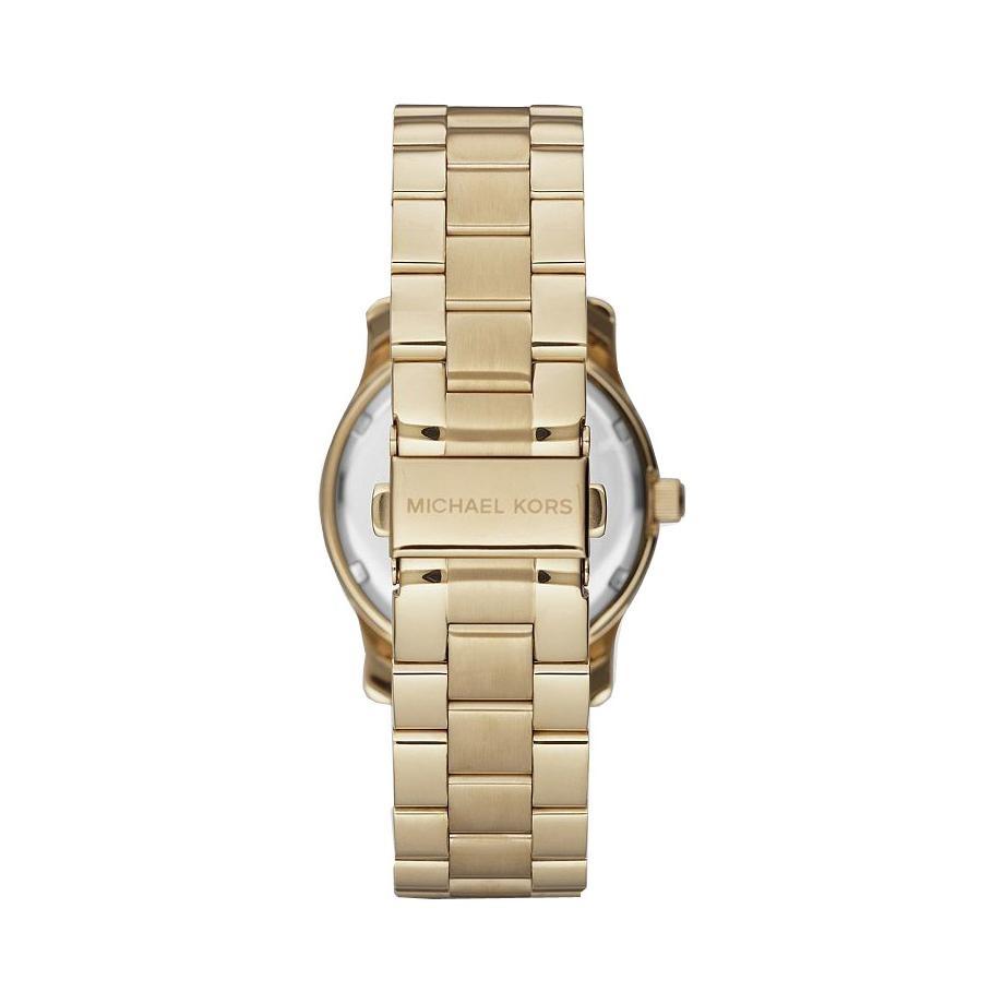 MICHAEL KORS Runway Women's Quartz Watch pink Dial gold-tone stainless steel Strap 38mm MK5801