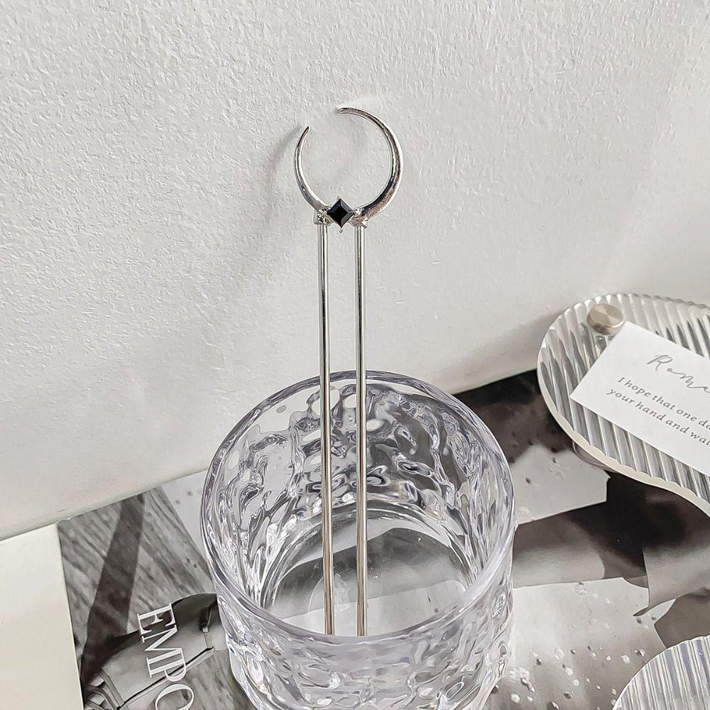 Moon Hanfu Hair Stick Pearl Hair Fork Elegant Chinese Style Hair Stick Party