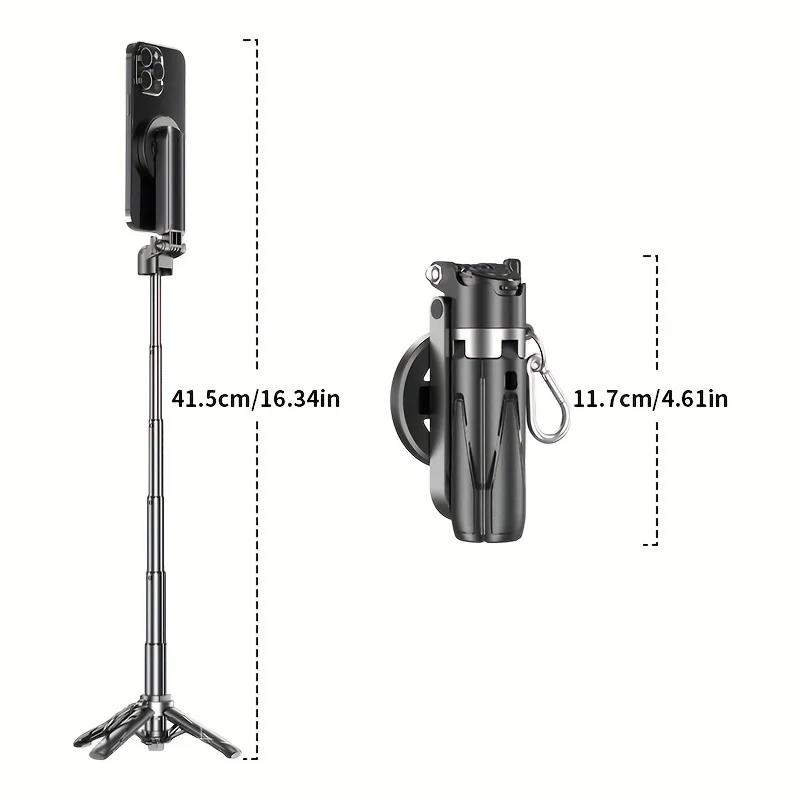 P15MINI Magnetic Selfie Stick Tripod Stand for Mobile Photography Vlog Shooting Portable Travel Monopod with Remote Control 7