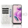 For Xiaomi Redmi Note 12S 4G Dot Imprinted Phone Stand Cover PU Leather Wallet Phone Case
