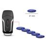 VOPL3 5/10Pcs Car Logo Control Key Emblem Stickers Accessories For Ford S MAX Ranger Focus Fiesta Mondeo Kuga Mustang Escort Transit