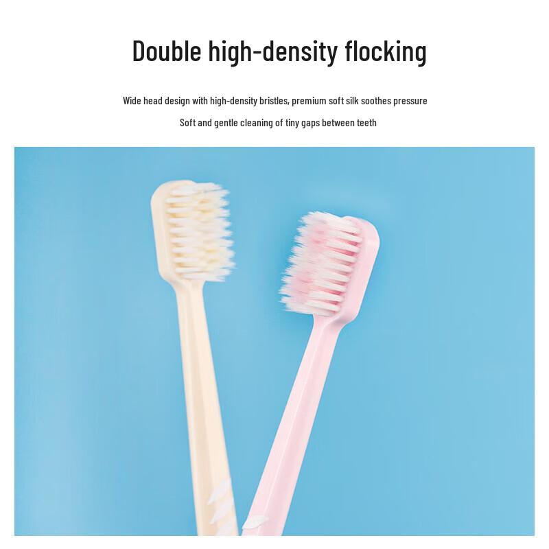 Зубная щетка DentalPro с мягкой щетиной для ухода за деснами - Упаковка 8 шт.