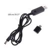Универсальный кабель USB Type-C PD QC3.0 к 5 В-12 В с регулируемым напряжением, повышающий напряжение, кабель питания 5,5x2,1 мм для WiFi-роутера, светодиодной ленты