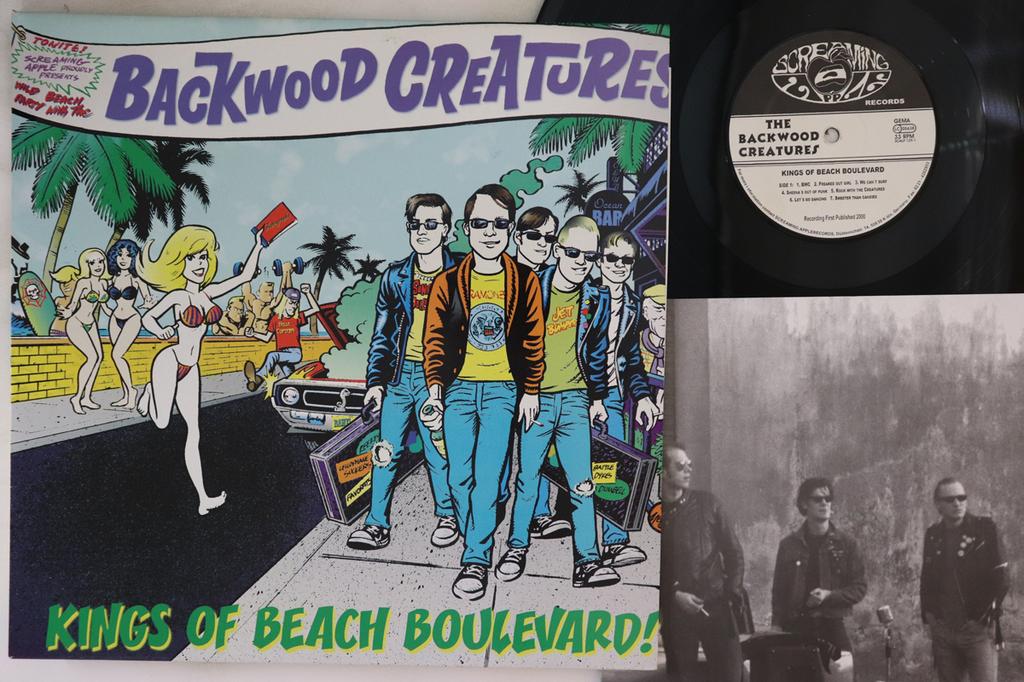 LP Пластинка BACKWOOD CREATURES Kings Of Beach Boulevard SCALP129 SCREAMING APPL 2000 Германия Рок Б/У