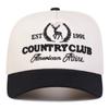 Унисекс Бейсболки с вышивкой букв Country Club Весна Осень Наружные Регулируемые Повседневные Кепки Кепка от солнца Спортивная Кепка