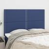 VidaXL Headboard Bedroom Furniture Bed Accessories Single Bed Heads Bed Frame Interior Blue 144x5x118/128 3116196