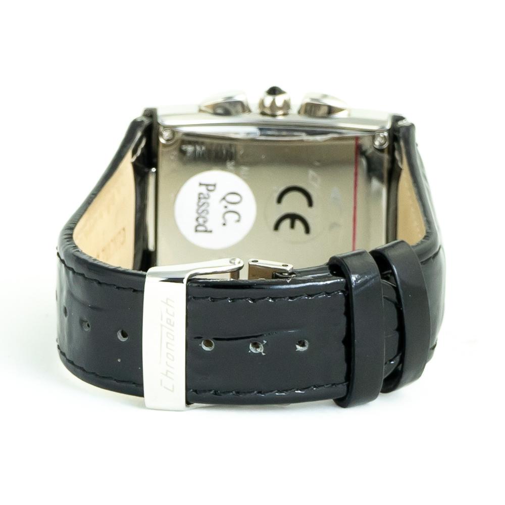 Zegarek CHRONOTECH CT7018M-04. Kwarcowy, Kolor czarny. Unisex.