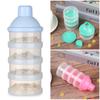 Travel Infant 4 Layers Milk Powder Container Baby Milk Bottle Formula Dispenser Food Storage Box