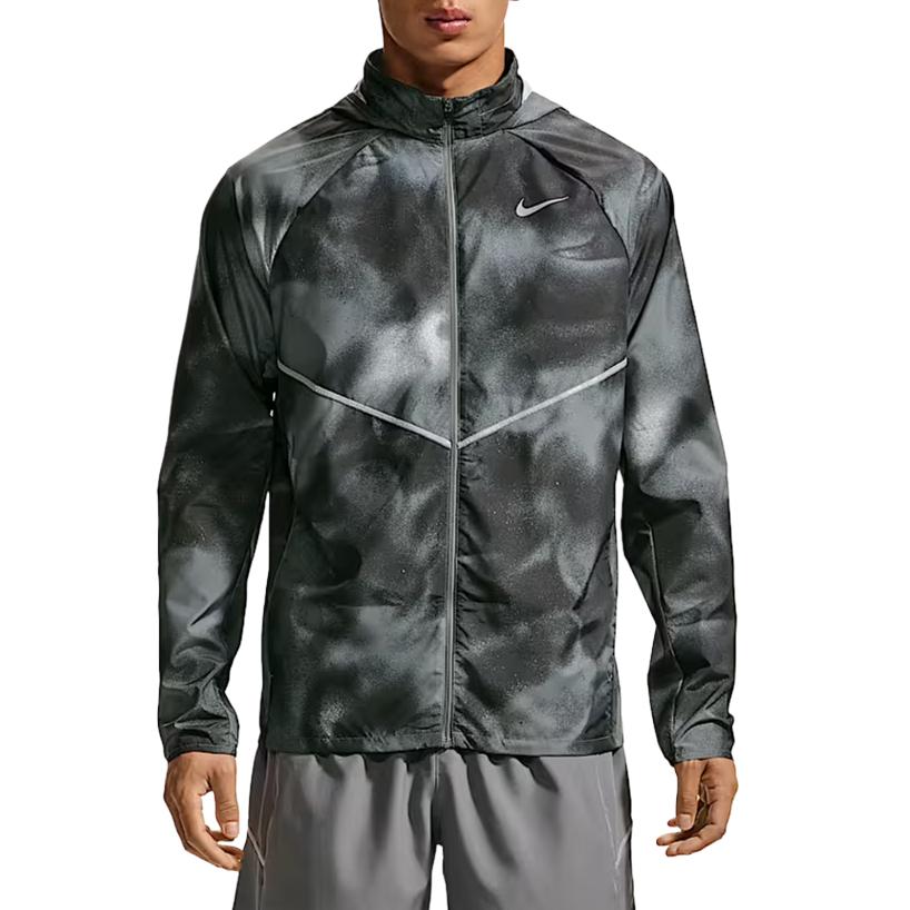 Nike Мужская куртка для бега Miler Repel с длинным рукавом, водостойкая, удобная, куртки IV4819-010