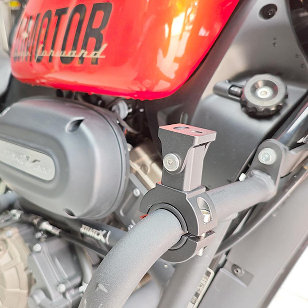 Универсальный кронштейн для светодиодного фонаря мотоцикла, модифицированный зажим для бампера, комплект для крепления светодиодного фонаря для деталей рабочего освещения, внутренний диаметр 18-32 мм