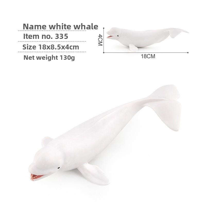 Blue Whale Marine Animal Pvc Model Collection For Kids Educational Display Toys