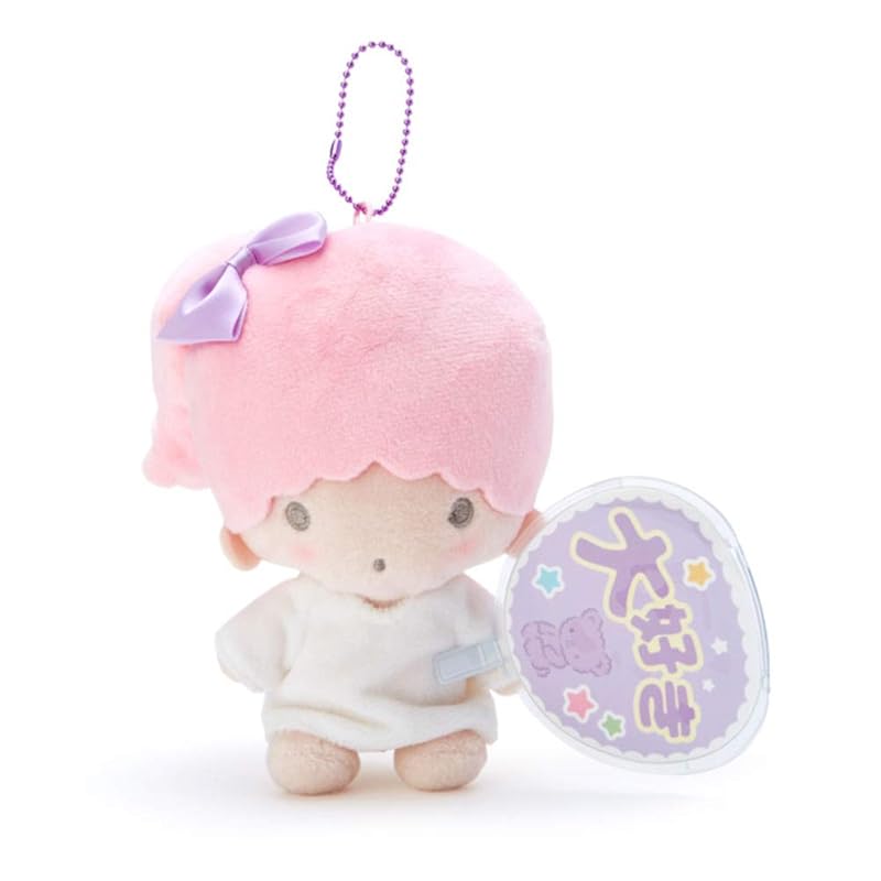 Маленькие звезды-близнецы Sanrio, держатель талисмана, держащий веер, Лала (Наслаждайтесь идолом)