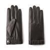 Leather Gloves for Men In Autumn and Winter Washing Leather PU Plus Velvet Warm Driving Motorcycle Touch Screen