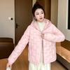 Fashion new hooded small man versatile short down cotton clothes foreign style warm thickened cotton clothes women's jacket tide