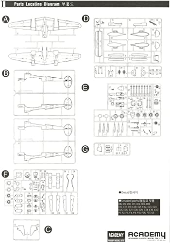 Academy 1/48 P-38F Lightning "Gracia Girl" Пластиковая модель