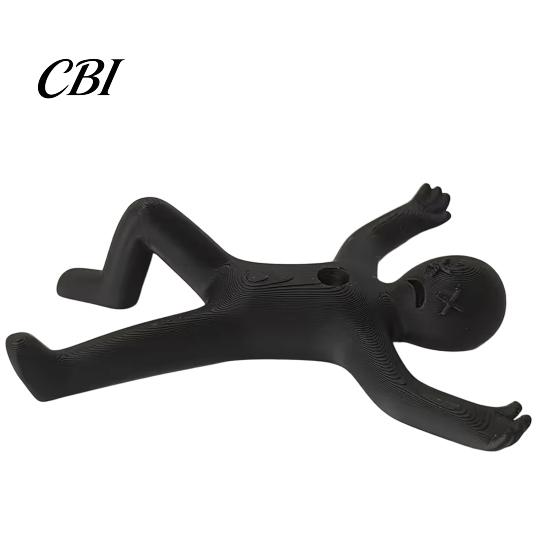 Decompression Desk Gadget Humorous Human Shape Pen Holder, 3D Printed Fun Pencil Funny Holder for Office Creative Stress Relief Desktop Decoration