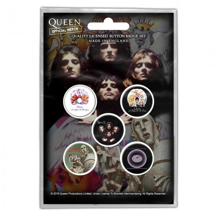 Queen Albums Badge Set (Pack of 5)