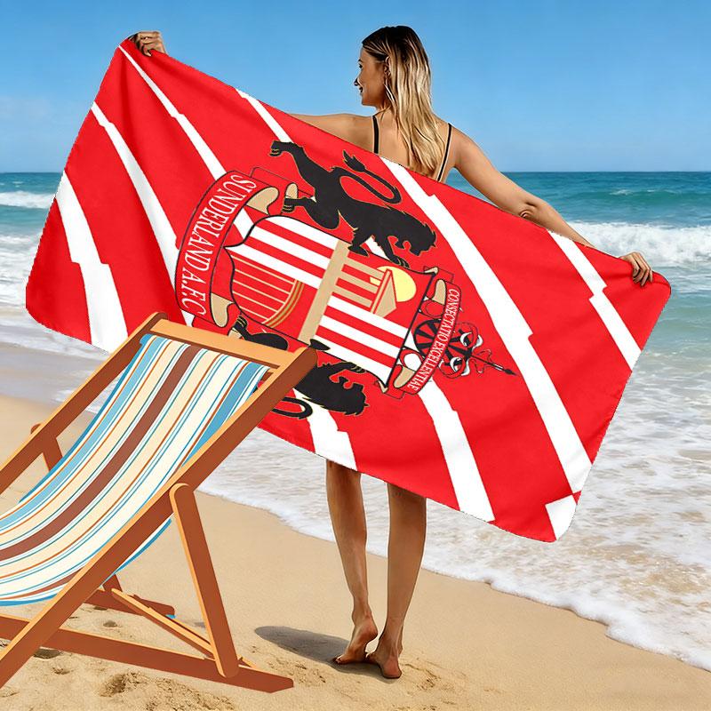 Sunderland Beach Towel, Large Soft Quick Dry Towel for Beach Camping Swimming