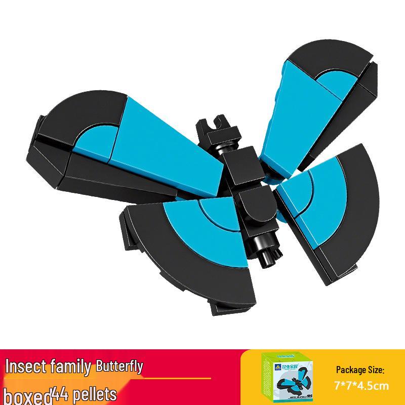 Кай Чжи Совместимая Лего Игрушка Насекомое: Mantis Конструктор для детей, Развивающий пазл с животными в подарок